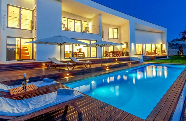 Modern Villa Vala, in Istria, with a Pool