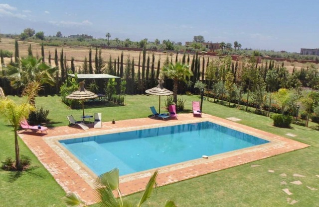 Modern villa with large garden