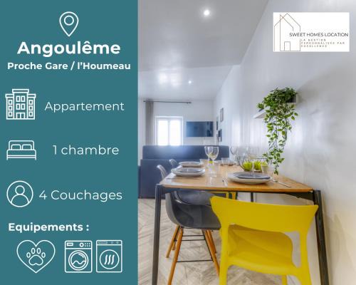 Moderne appartement I Parking prive securise inclus I 1 chambre I Secteur Gare LHoumeau
