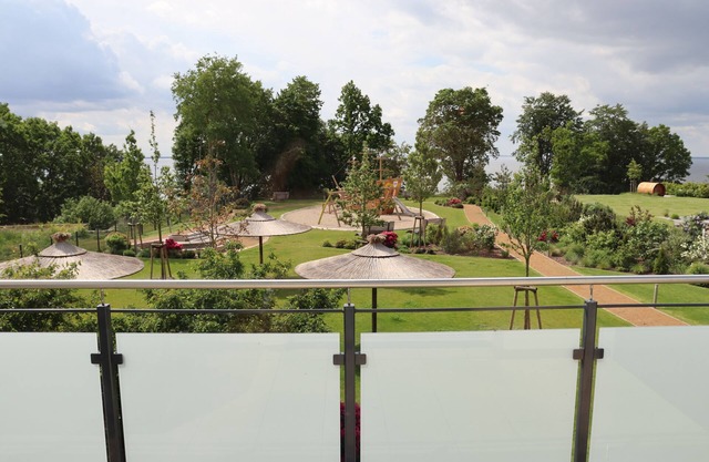 Modernes Appartment mit Balkon und Direktem Haffblick