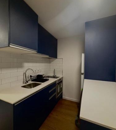 Monoambiente moderno, terraza privada y confort