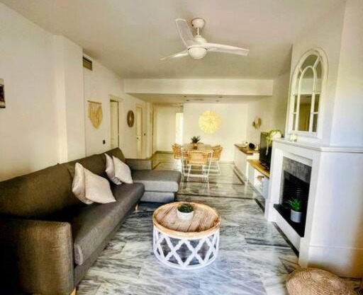 Monte Duquesa large 2 bed ground floor, close to Port and Beach with communal pool