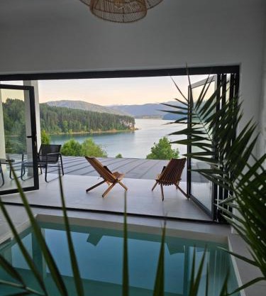 Moon Lake Bicaz - Aurora Sky