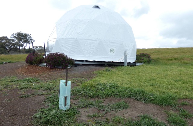Moon - Self Catering Dome accommodation with private deck, BBQ and lawn
