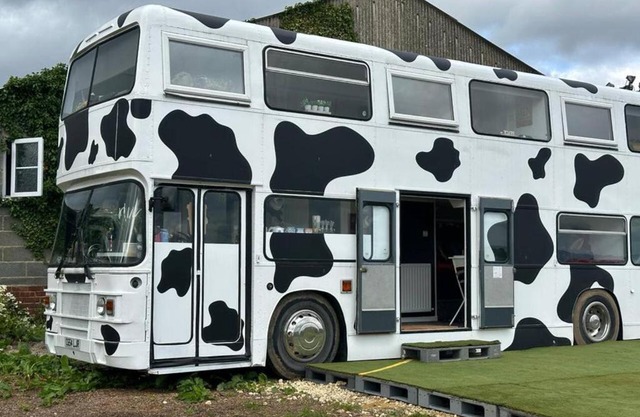 Mooview- the charming double decker bus