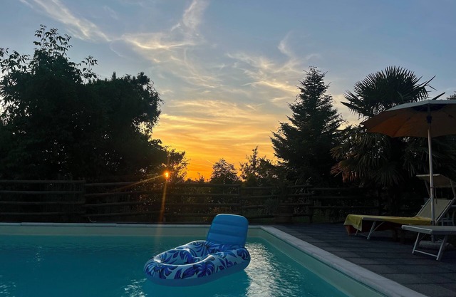 Mountain paradise for nature lovers with marine swimming pool, pets allowed.