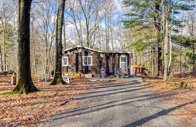 Mtn Views + On-Site Hiking Trails: Catskills Cabin