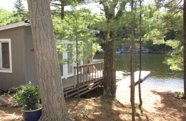 Muskoka Cottage en la pequeña bahía con acceso al gran lago