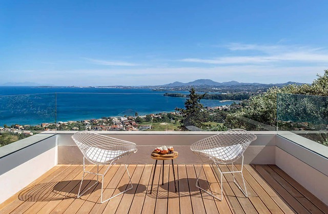 Villa en Corfú con 3 habitaciones, capacidad 6