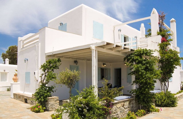 Mykonos Relaxing Cycladic Villa aparcamiento privado