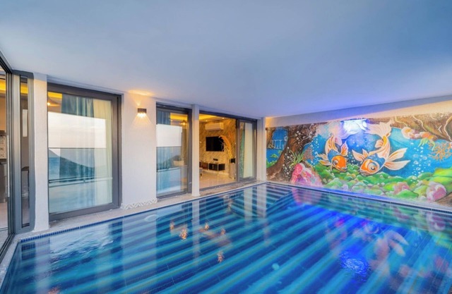 VILLA-11890 - 3+1 charming holiday villa with sea view, heated pool, jacuzzi,