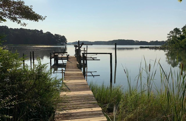 Nassawadox Creek Waterfront Home with Private Pool