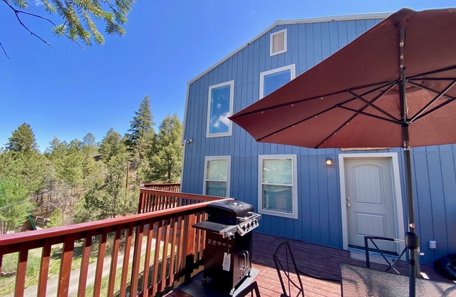 National Forest views from the hot tub!