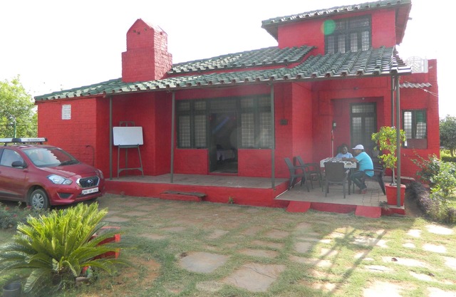 Casa de granja orgánica natural