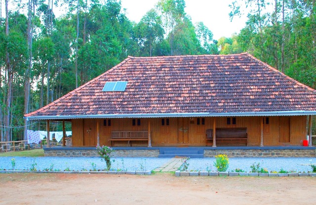 Castillo de la naturaleza: un estilo tradicional de kerala