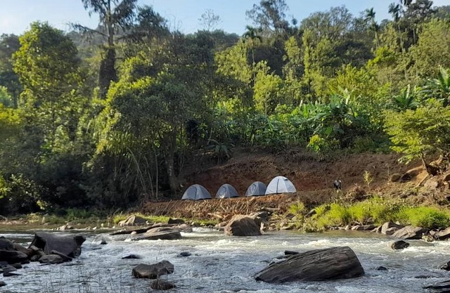 Nature river camp