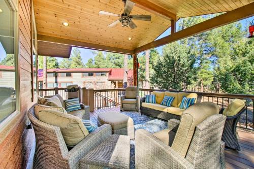 Near Hiking Cabin with Deck and Grill in Show Low