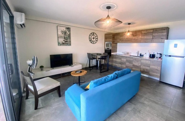 Near Papeete modern apartment with sea view