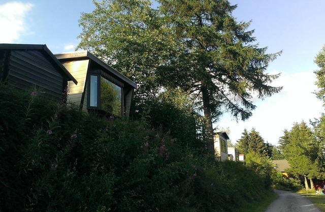 Bonito chalet de vacaciones en la cima de un fantástico camping en terrazas
