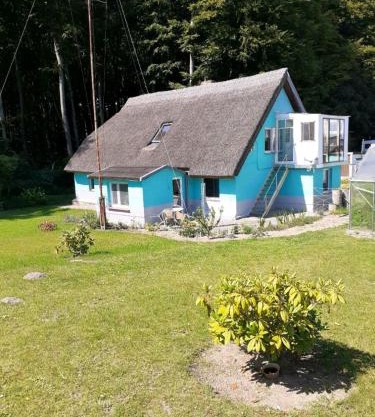NEU! FeWo unter Reet am Wald auf Rügen