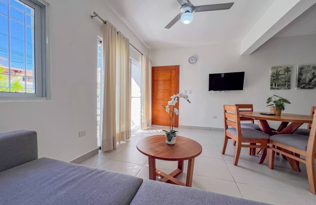 Apartamento nuevo de 2 habitaciones en la ciudad de Sosúa