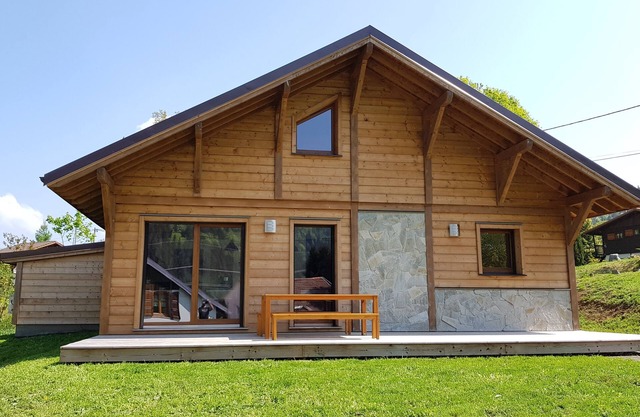 Nuevo chalet de 3 * -L'escargot-Proche Gérardmer-Grand confort-SAUNA BALNEO WIFI