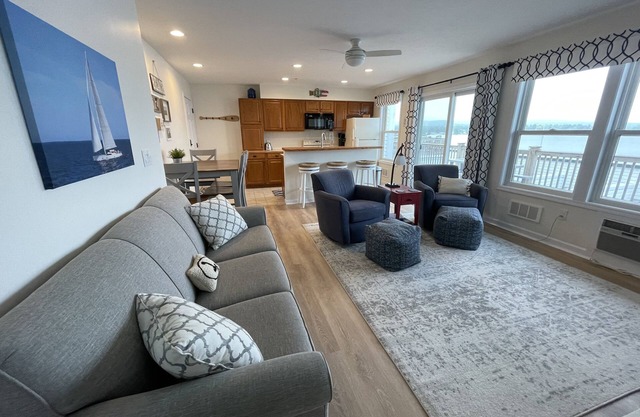 NEW - Beautiful Condo on Portage Lake and Steps from Lake Michigan