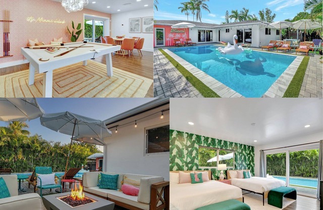 ~NEW~Casa Miami~Luxury Oasis w/ Pool&Game Paradise