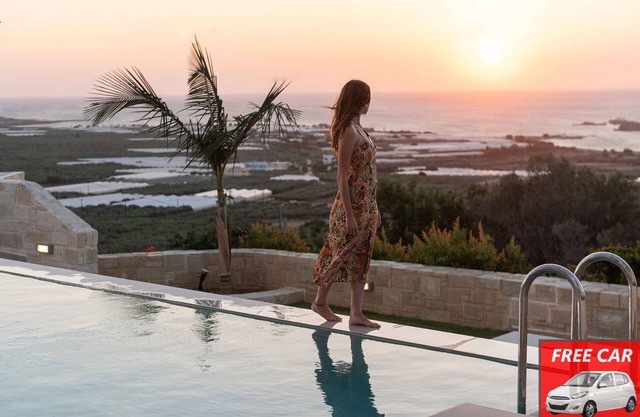 New Falasarna Luxury Villas I Free car & two pools