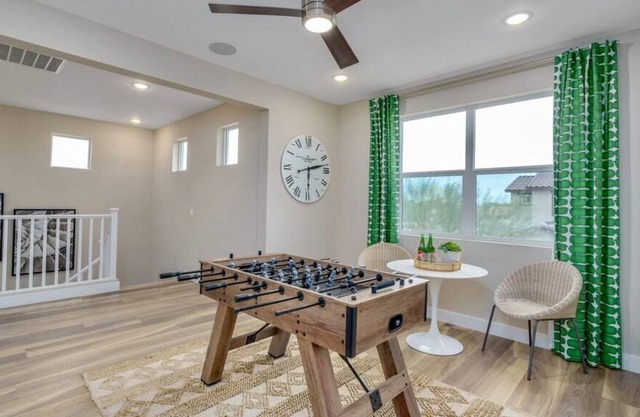 New! King bed, Foosball