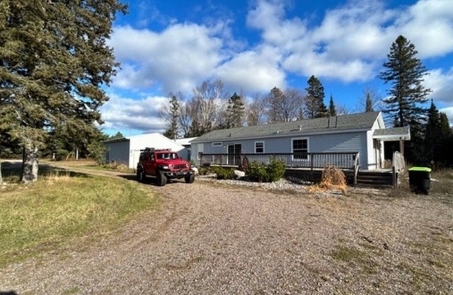 NEW LISTING - FARMHOUSE --VERY CLOSE TO SNOWMOBILE TRAILS - VERY PRIVATE