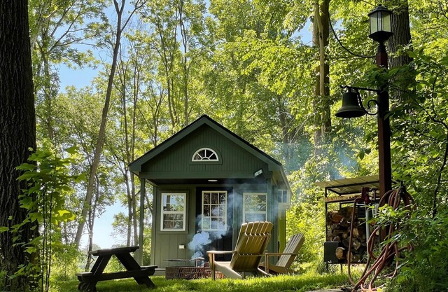 NEW LISTING- Picturesque wooded property with unique TINY HOUSE--lovely getaway!