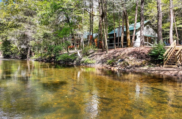 New Listing! River Front Cottage nestled in the beautiful Blue Ridge Mountains.