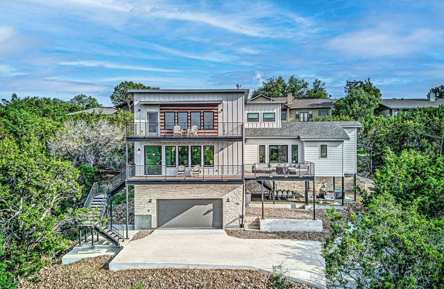 NEW LISTING! Stunning Lakehouse with Views, Hot Tub & Game Room!