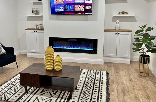 New luxury guest suite in Ancaster with fireplace, rain shower & heated floors