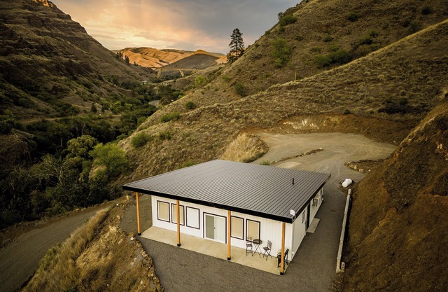 New, modern home with amazing Salmon River and mountain views