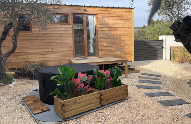 NEW Tiny House des Oliviers with private Jacuzzi