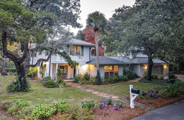 New to VRBO, large family home with private pool and steps to the beach!