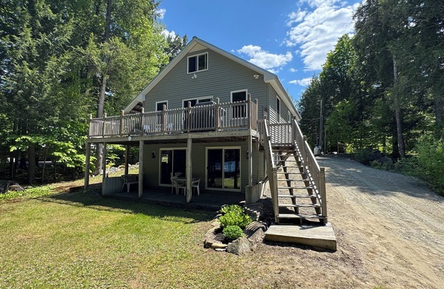 NEW! Tranquil Lake Front Home Tucked in Quiet Cove on pristine Sebec Lake