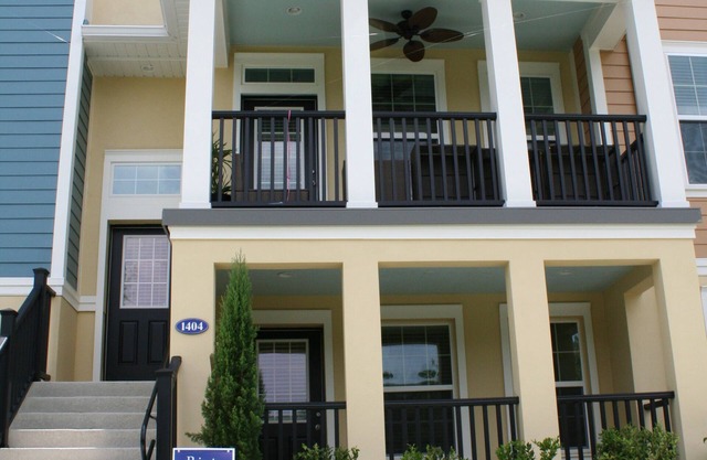 New two story townhome with plenty of outdoor space.