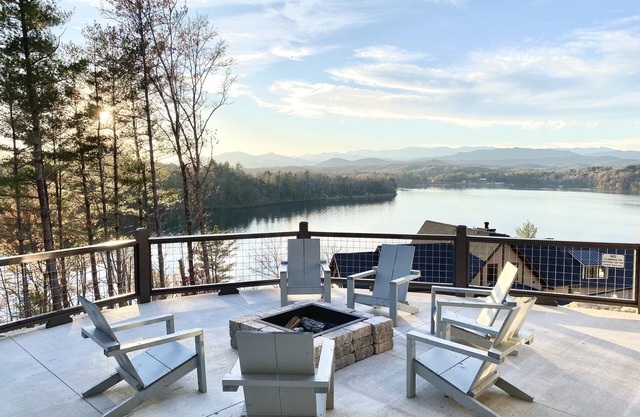 New Waterfront Home - Amazing Views of Lake James and NC Mountains