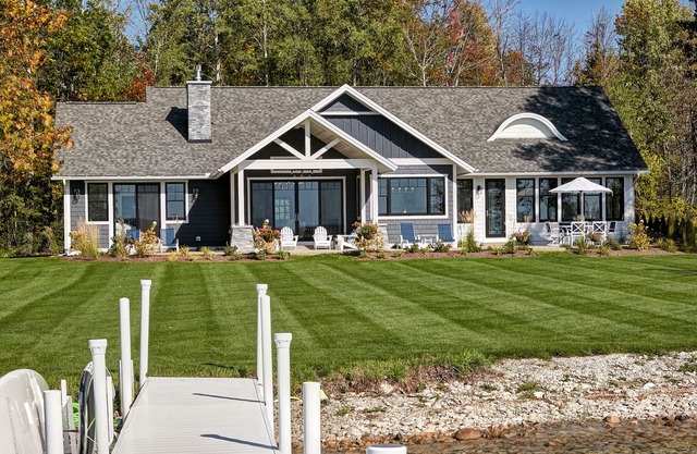 Newly built and beautifully updated home on Burt Lake!!!