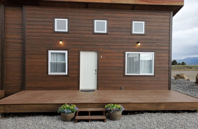 Newly built cabins across from World-Class Fly Fishing on Henry's Fork River