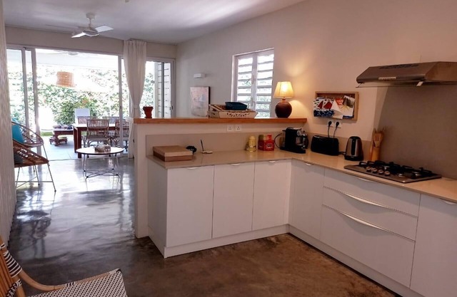 Newly built townhouse on the beach.