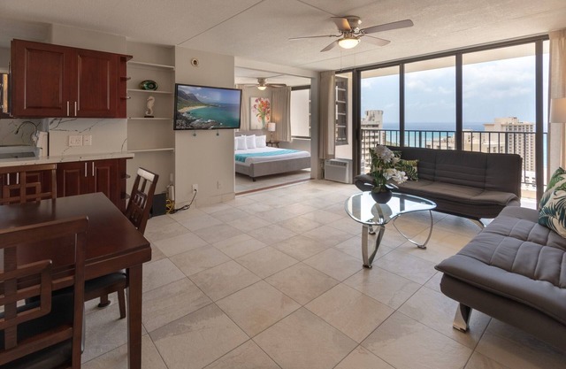 Newly Remodeled Corner Unit at the Waikiki Banyan with Diamond Head Views by Koko Resort Vacation Rentals