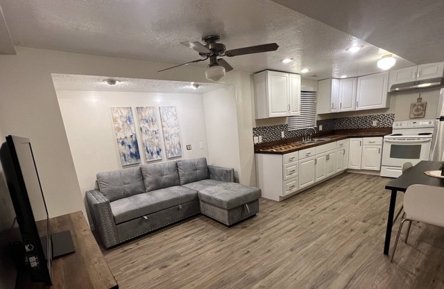 Newly remodeled mother in law basement apartment.