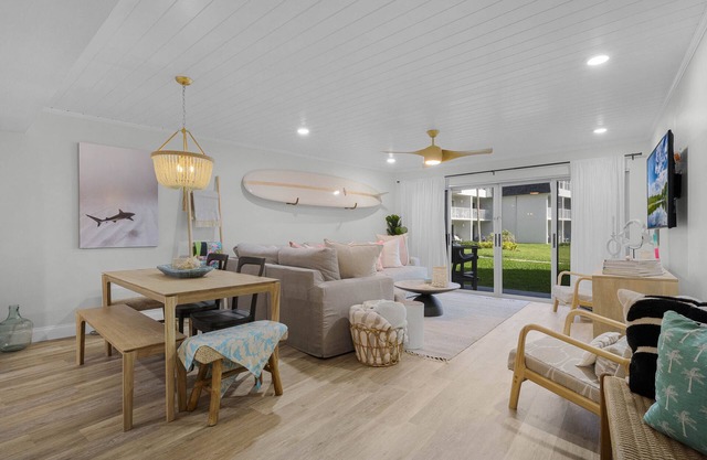 Newly renovated NSB first floor condo, direct oceanfront, non-driving beach