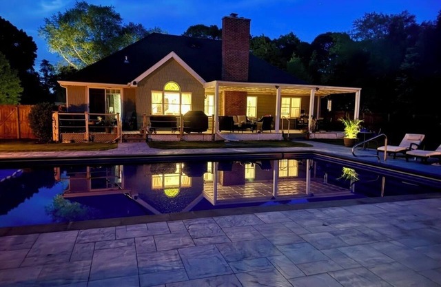 Newly renovated ranch with large Pool in a quiet neighborhood, off main road