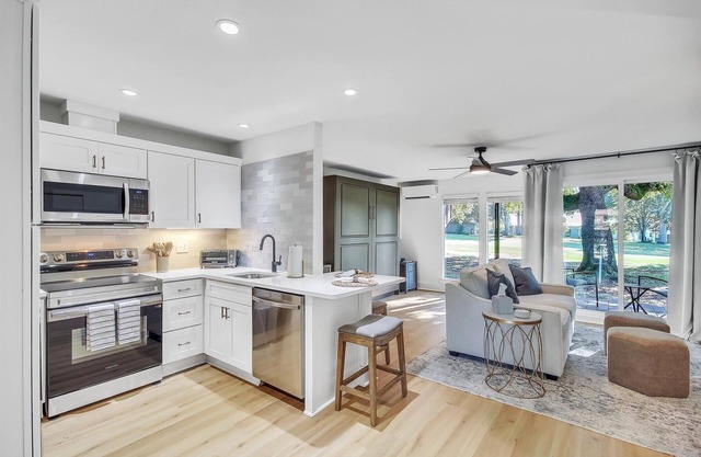 Newly renovated1st floor condo located directly on the Diamondhead Golf Course!