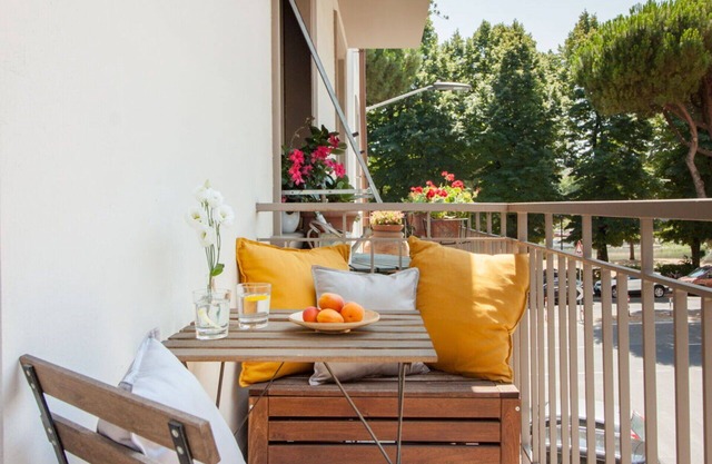 Hermoso apartamento para 4 personas con WIFI, A/C, TV, balcón y vista panorámica